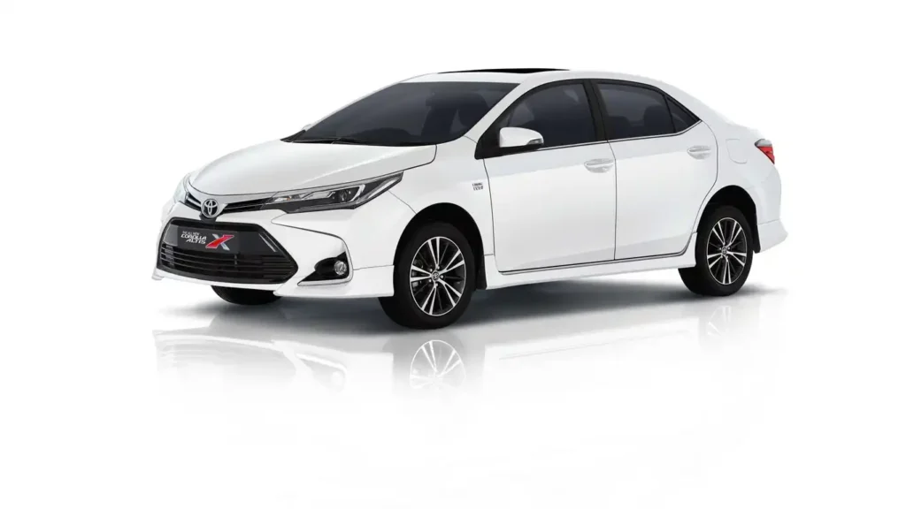 rent a toyota corolla car in Lahore at affordable prices from Royals cars rental