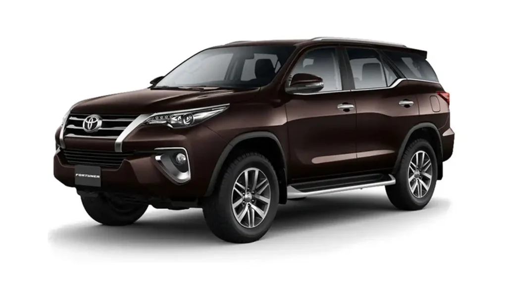 Rent a Toyota Fortuner in Lahore from Royals Car Rental at affordable prices