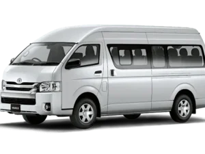 Rent a Toyota Hiace Grand Cabin in Lahore.